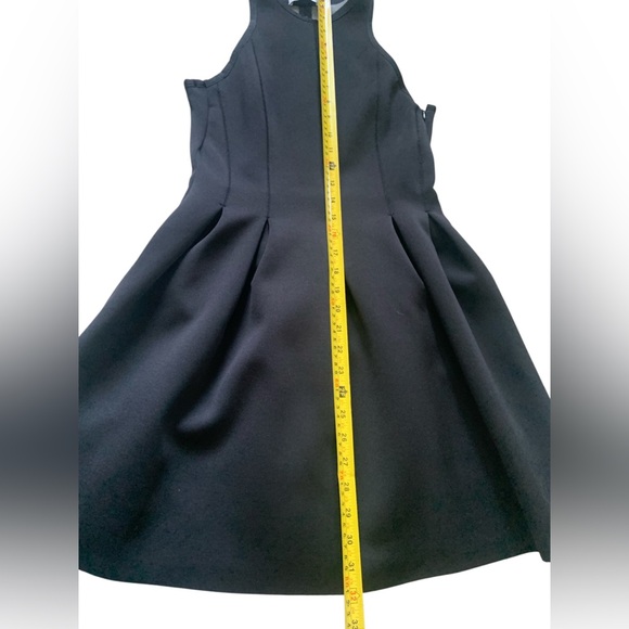 Alexander Wang Pleated Neoprene Little Black Dress. Medium - Picture 9 of 11